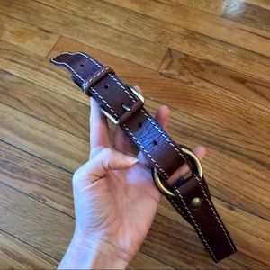 Linnea Pelle Leather + Brass belt